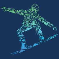 Snowboard Snowboarder Snowboarding Cooling Performance Crew T-Shirt