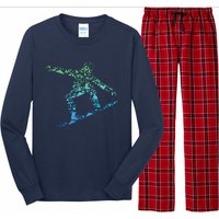 Snowboard Snowboarder Snowboarding Long Sleeve Pajama Set