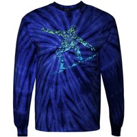 Snowboard Snowboarder Snowboarding Tie-Dye Long Sleeve Shirt