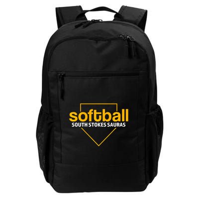South Stokes Sauras Softball Home Plate Backpack