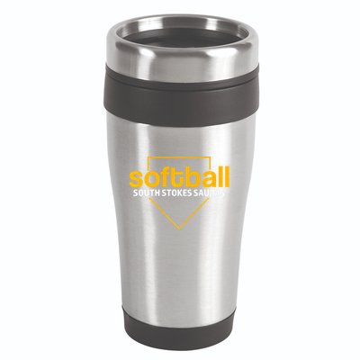 South Stokes Sauras Softball Home Plate 16oz Travel Tumbler