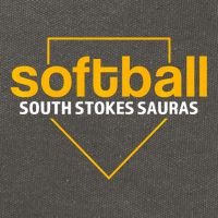 South Stokes Sauras Softball Home Plate Cotton Canvas Backpack