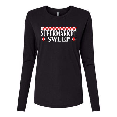 Supermarket Sweep Womens Cotton Relaxed Long Sleeve T-Shirt