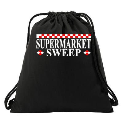 Supermarket Sweep Drawstring Bag