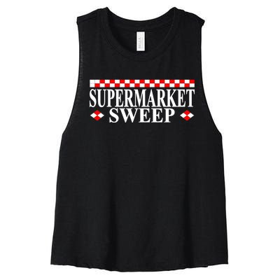 Supermarket Sweep Women's Racerback Cropped Tank