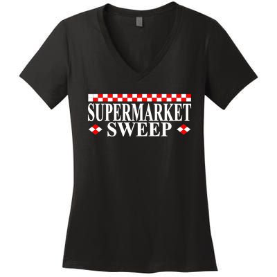 Supermarket Sweep Women's V-Neck T-Shirt