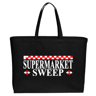 Supermarket Sweep Cotton Canvas Jumbo Tote