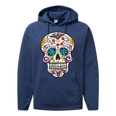 Sugar Skull Performance Fleece Hoodie