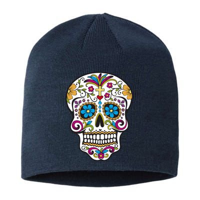 Sugar Skull Sustainable Beanie