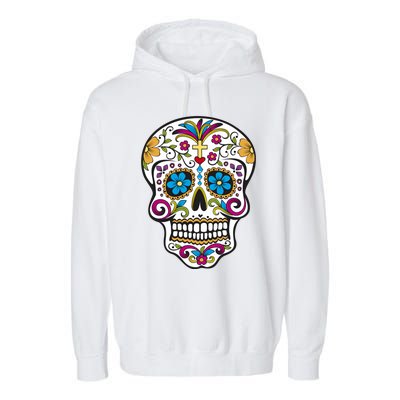 Sugar Skull Garment-Dyed Fleece Hoodie