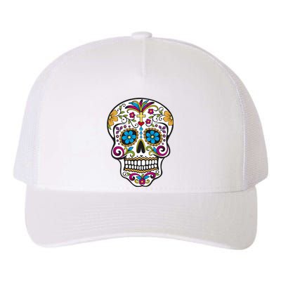 Sugar Skull Yupoong Adult 5-Panel Trucker Hat