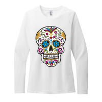 Sugar Skull Womens CVC Long Sleeve Shirt