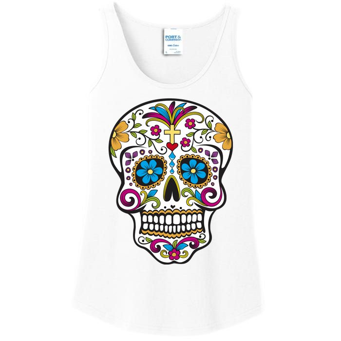 Sugar Skull Ladies Essential Tank