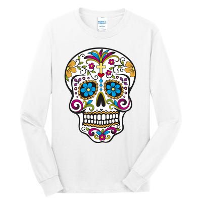 Sugar Skull Tall Long Sleeve T-Shirt