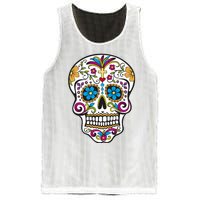 Sugar Skull Mesh Reversible Basketball Jersey Tank