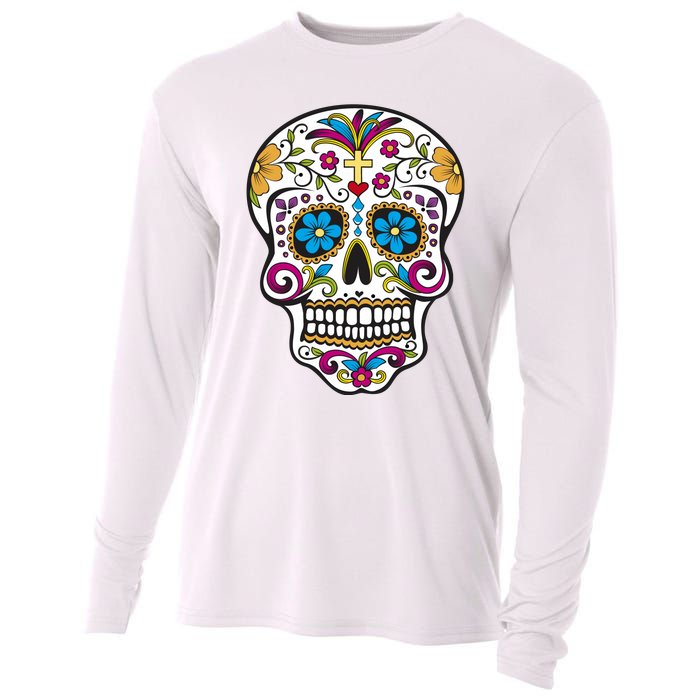 Sugar Skull Cooling Performance Long Sleeve Crew