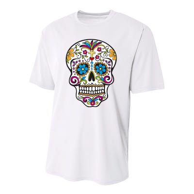 Sugar Skull Youth Performance Sprint T-Shirt