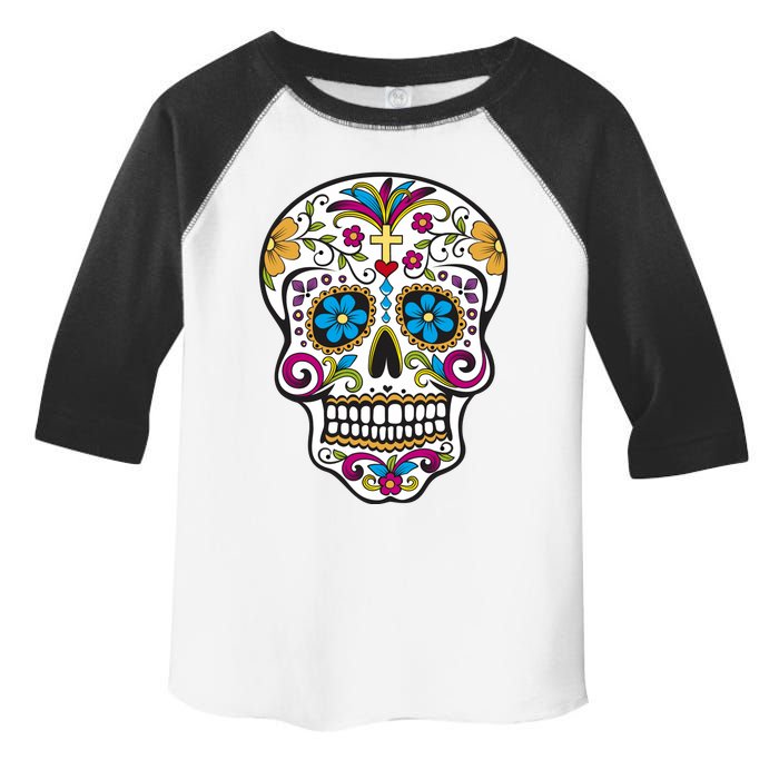 Sugar Skull Toddler Fine Jersey T-Shirt