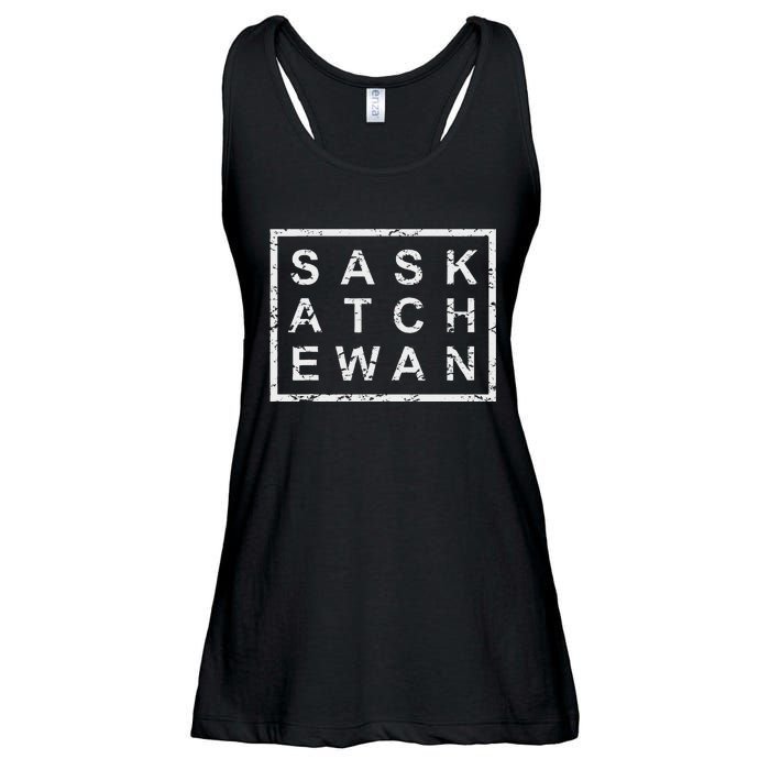 Stylish Saskatchewan Ladies Essential Flowy Tank