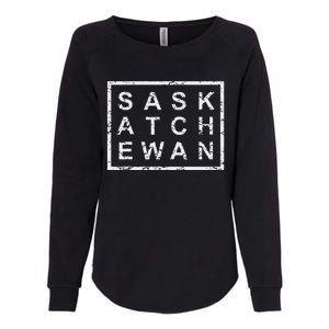 Stylish Saskatchewan Womens California Wash Sweatshirt