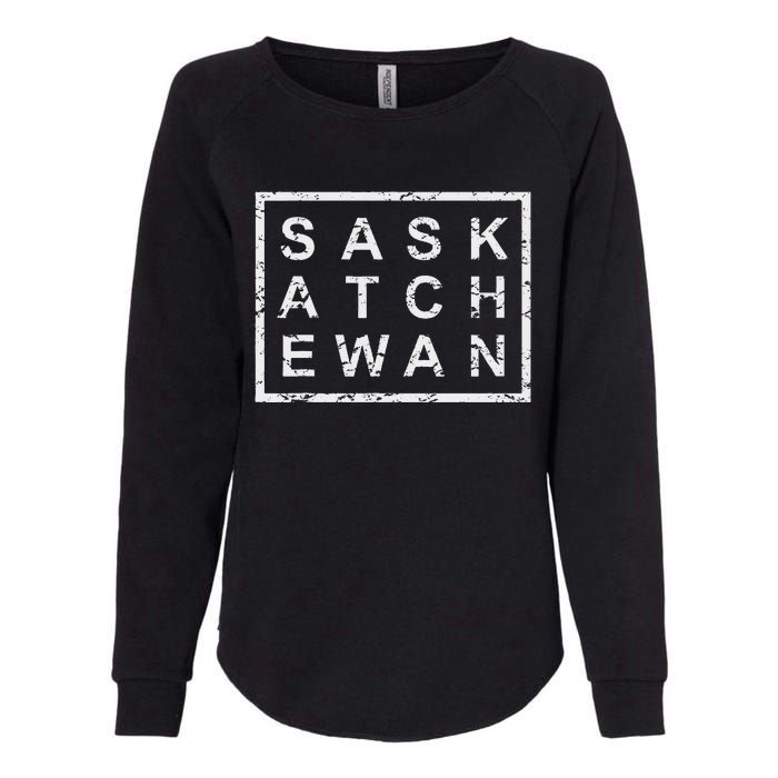 Stylish Saskatchewan Womens California Wash Sweatshirt