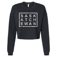 Stylish Saskatchewan Cropped Pullover Crew