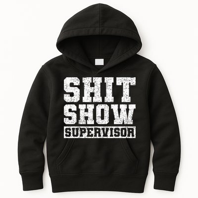 Shit Show Supervisor Funny Parent Boss Manager Teacher Gifts Kids Hoodie