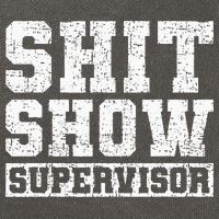 Shit Show Supervisor Funny Parent Boss Manager Teacher Gifts Cotton Canvas Backpack