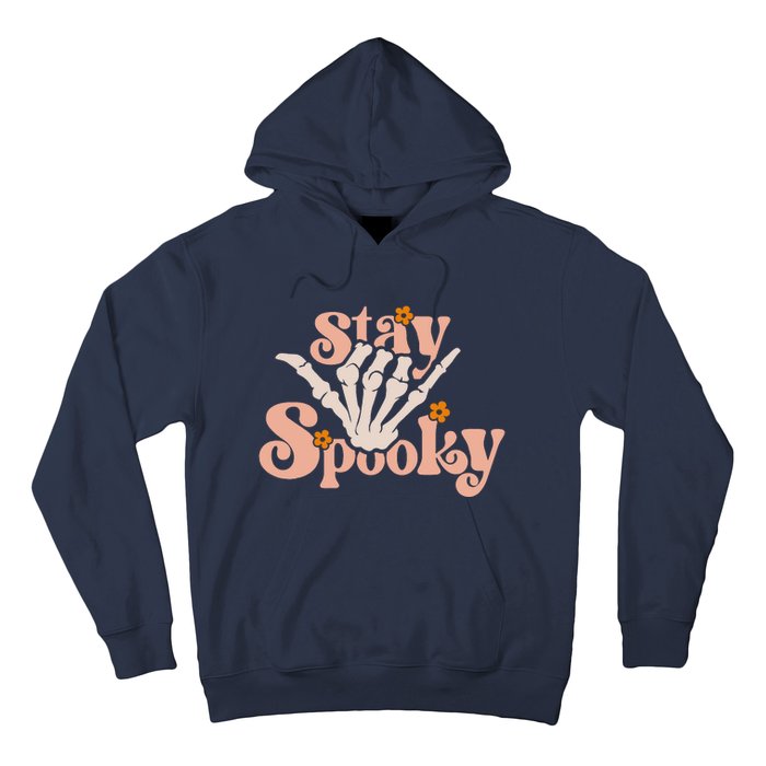 Stay Spooky Skeleton Hand Funny Halloween Spooky Season Hoodie