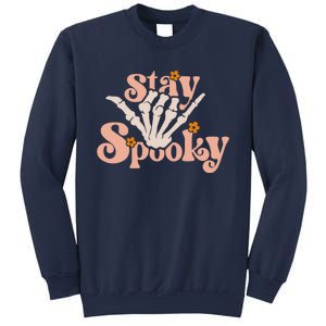 Stay Spooky Skeleton Hand Funny Halloween Spooky Season Sweatshirt