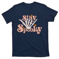 Stay Spooky Skeleton Hand Funny Halloween Spooky Season T-Shirt