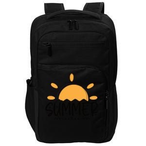 Summer Sun Sunshine Sunny Sunset Summer Time Impact Tech Backpack