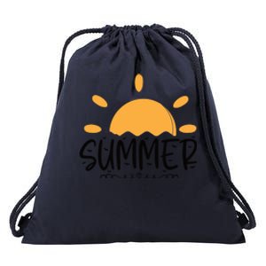 Summer Sun Sunshine Sunny Sunset Summer Time Drawstring Bag