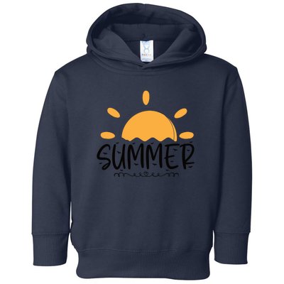 Summer Sun Sunshine Sunny Sunset Summer Time Toddler Hoodie