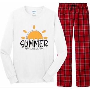 Summer Sun Sunshine Sunny Sunset Summer Time Long Sleeve Pajama Set