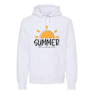 Summer Sun Sunshine Sunny Sunset Summer Time Premium Hoodie