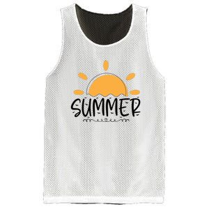 Summer Sun Sunshine Sunny Sunset Summer Time Mesh Reversible Basketball Jersey Tank