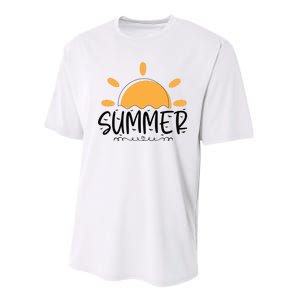 Summer Sun Sunshine Sunny Sunset Summer Time Performance Sprint T-Shirt