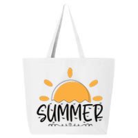 Summer Sun Sunshine Sunny Sunset Summer Time 25L Jumbo Tote