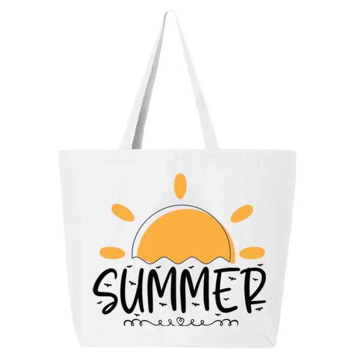 Summer Sun Sunshine Sunny Sunset Summer Time 25L Jumbo Tote