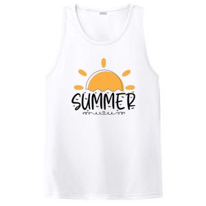 Summer Sun Sunshine Sunny Sunset Summer Time PosiCharge Competitor Tank