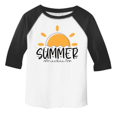 Summer Sun Sunshine Sunny Sunset Summer Time Toddler Fine Jersey T-Shirt