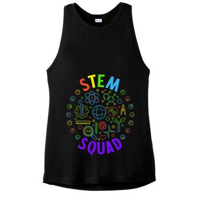 Stem Squad Science Technology Engineering And Math Ladies PosiCharge Tri-Blend Wicking Tank