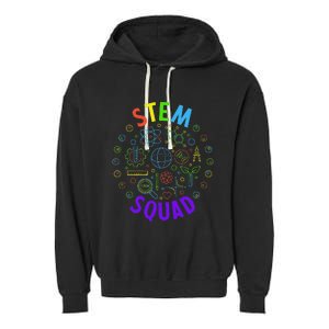 Stem Squad Science Technology Engineering And Math Garment-Dyed Fleece Hoodie