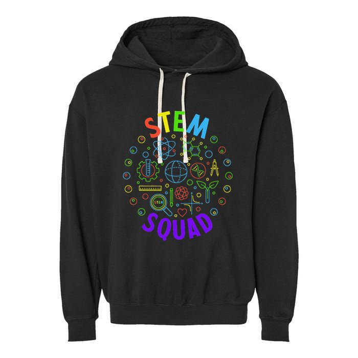 Stem Squad Science Technology Engineering And Math Garment-Dyed Fleece Hoodie
