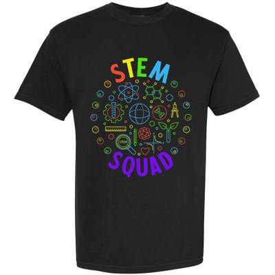 Stem Squad Science Technology Engineering And Math Garment-Dyed Heavyweight T-Shirt