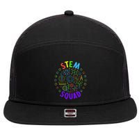 Stem Squad Science Technology Engineering And Math 7 Panel Mesh Trucker Snapback Hat