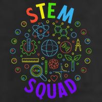 Stem Squad Science Technology Engineering And Math 7 Panel Mesh Trucker Snapback Hat