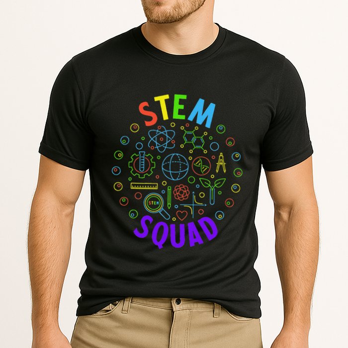 Stem Squad Science Technology Engineering And Math Performance Shirt