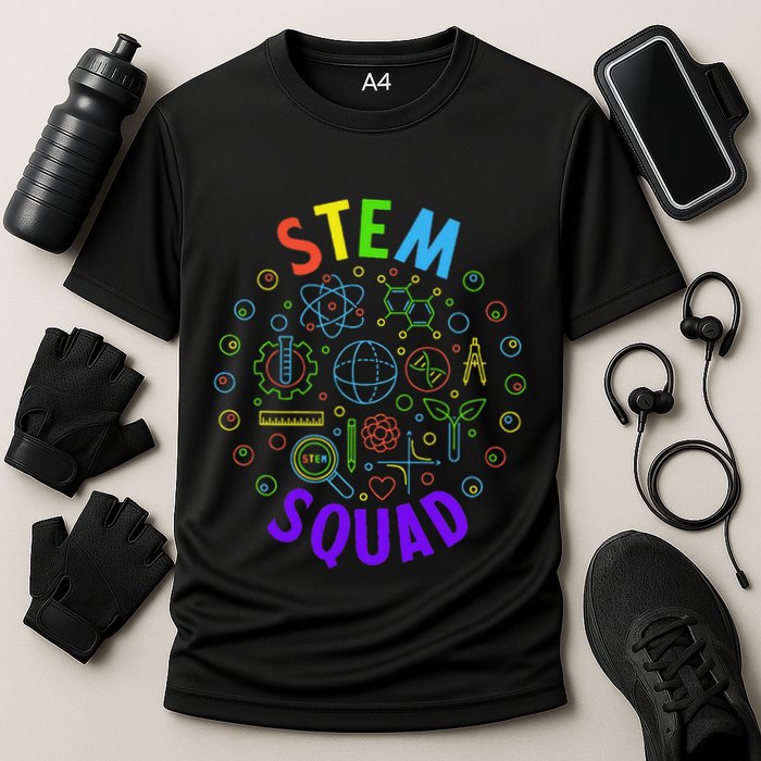 Stem Squad Science Technology Engineering And Math Performance Shirt